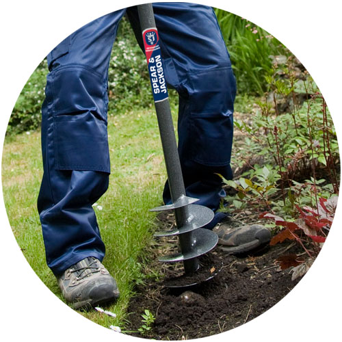 Post Hole Auger Spear & Jackson