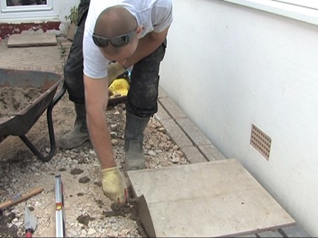 LAYING SLABS