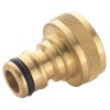 Brass Water Fitting - Female Threaded Tap Connector 3/4" Brass Water Fitting - Female Threaded Tap Connector 3/4"