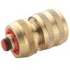 Brass Water Fitting - Hose Connector & Water Stop