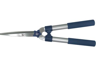 Spear & Jackson Razorsharp Telescopic Hedge Shears - 9" Carbon Steel Blades, Extendable Handles (13" To 19"), Lightweight Aluminum